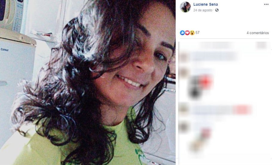Luciene Ferreira Sena, de 39 anos, teve 80% do corpo queimado após ex atear fogo em carro em Pirassununga