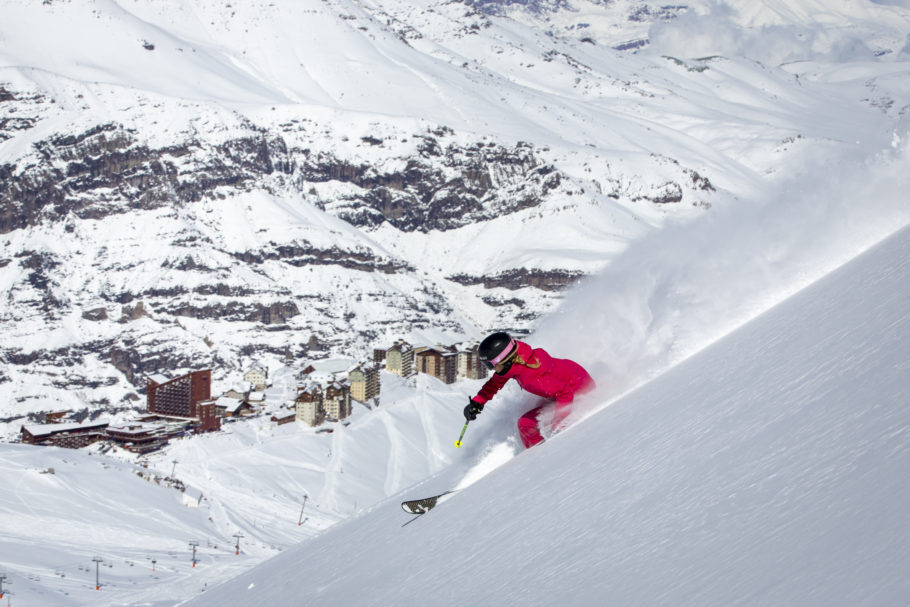 Valle Nevado tem mais de 40 pistas de esqui e snowboard para diferentes níveis de esquiadores