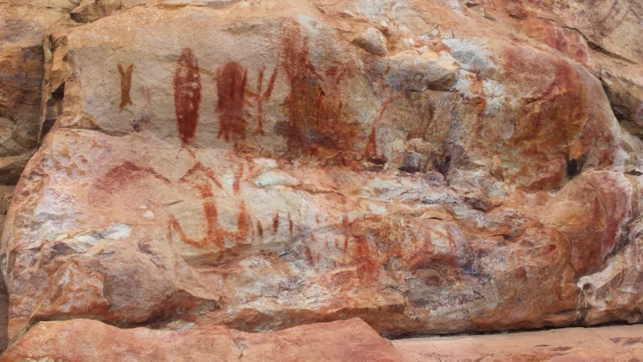 As pinturas rupestres da Lapinha da Serra têm cerca de 7 mil anos