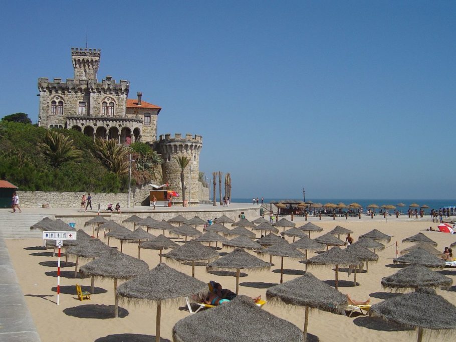 Praia do Tamariz, em Estoril