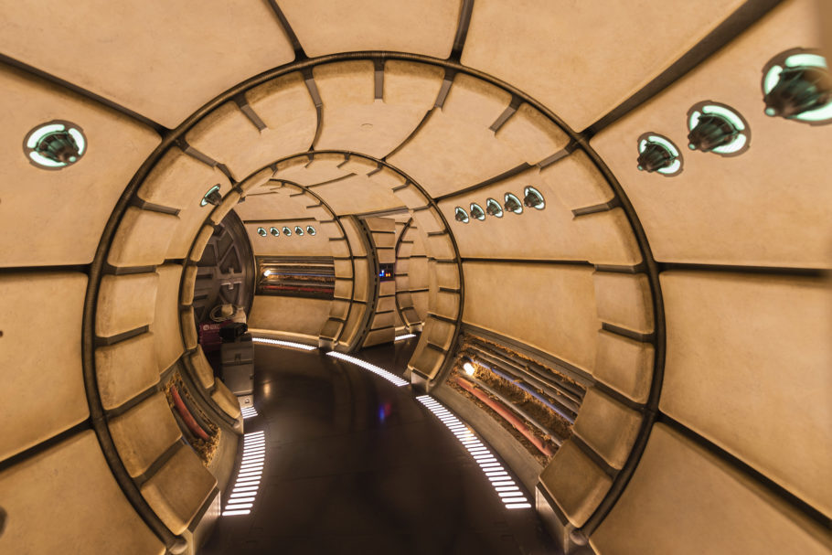 Detalhe da Star Wars: Galaxy’s Edge, nova área do Disney’s Hollywood Studios