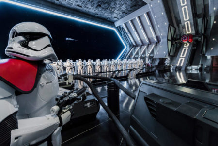 Detalhe da Star Wars: Rise of the Resistance, que será inaugurada dia 5 de dezembro