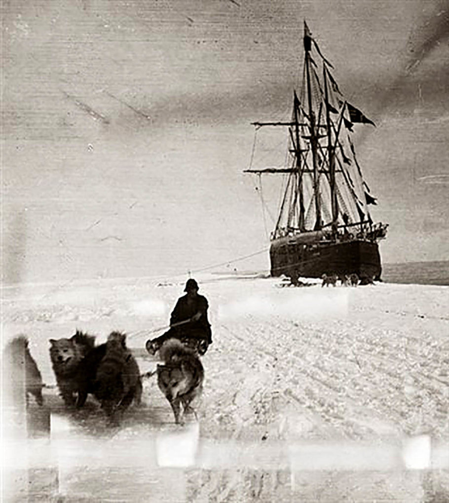 Durante vários meses a tripulação do Fram se preparou para a jornada ao Polo Sul