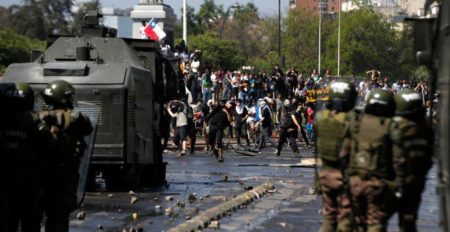 Os violentos protestos no Chile já deixaram 11 pessoas mortas