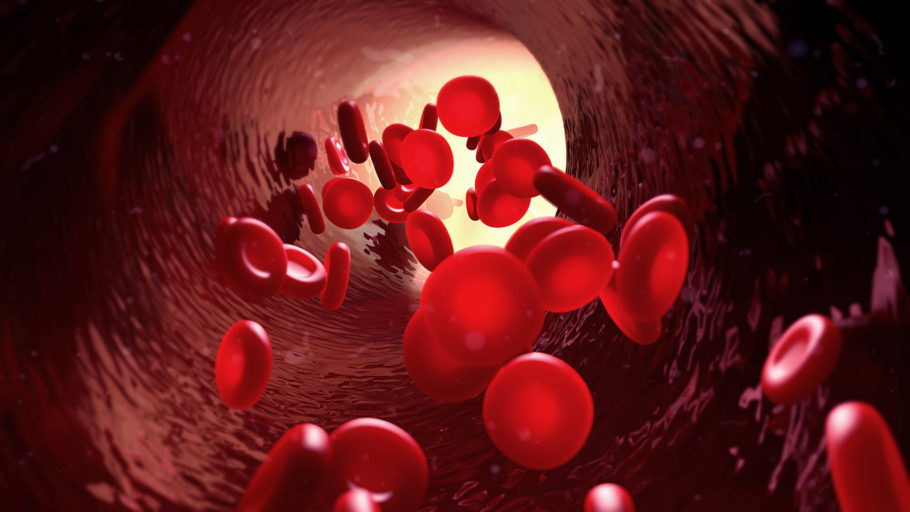 ilustração 3D mostra hemoglobina