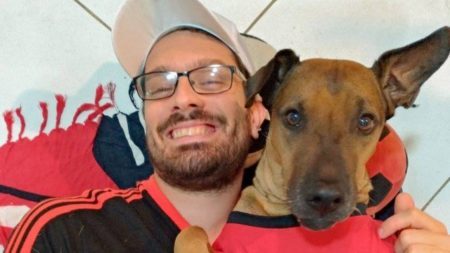 A história de amor do tutor por seu cão comoveu a torcida do Flamengo, que bateu a meta da rifa em poucos dias