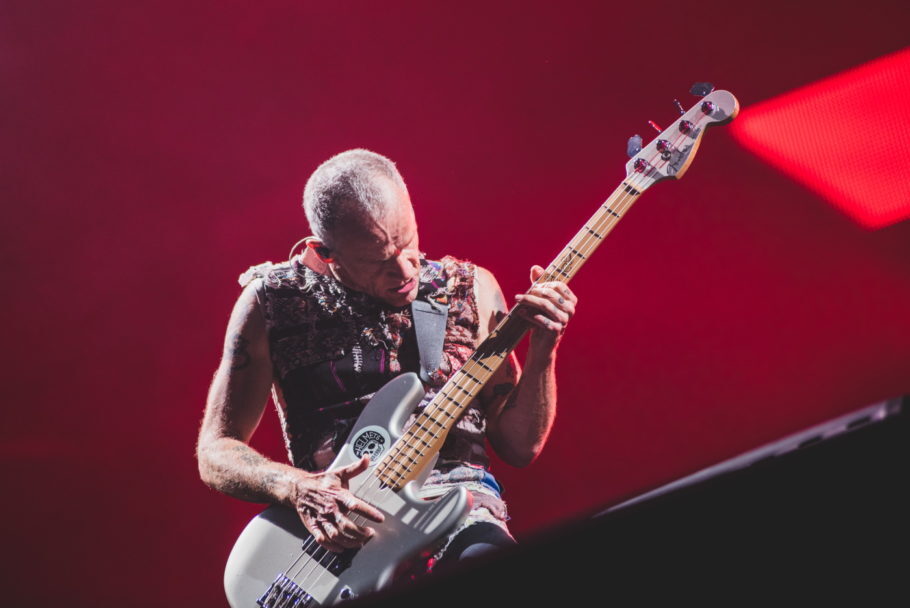 Flea, do Red Hot Chili Peppers, no Rock in Rio