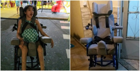 Ladrão rouba cadeira de rodas de menina com paralisia cerebral em Belo Horizonte