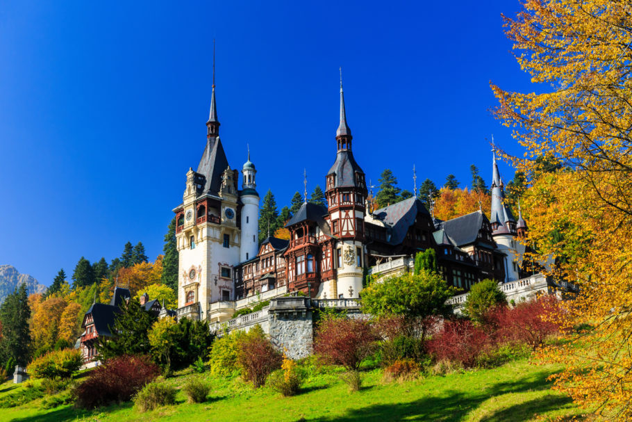 Castelo de Peles, na bela região de Muntenia, na Romênia