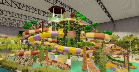 O Tauá Aquapark Indoor vai inaugurar no mês das crianças