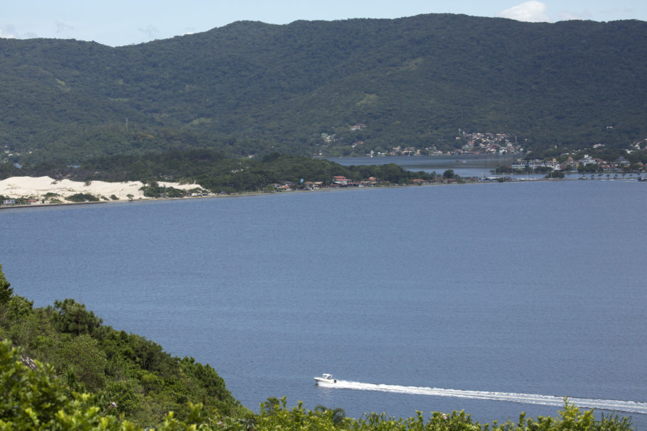 Vista da Lagoa da Conceição, uma das atrações de Florianópolis