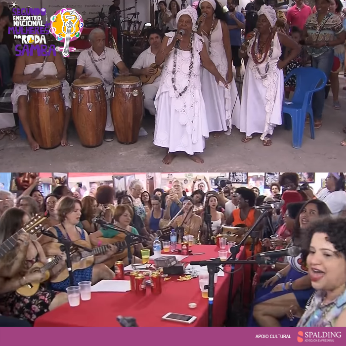 Registro da primeira edição do ‘Encontro Nacional de Mulheres na Roda do Samba’ em São Paulo