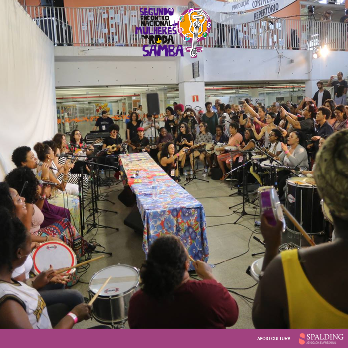 Registro da primeira edição do ‘Encontro Nacional de Mulheres na Roda do Samba’ em São Paulo