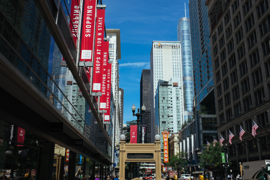 A State Street de Chicago é outra rua de compras ideal para compras