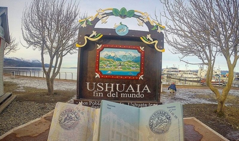 Em Ushuaia você pode ganhar o Carimbo do Fim do Mundo