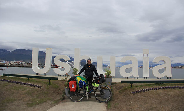  O empresário paulista Nestor Freire em Ushuaia, na Patagônia argentina