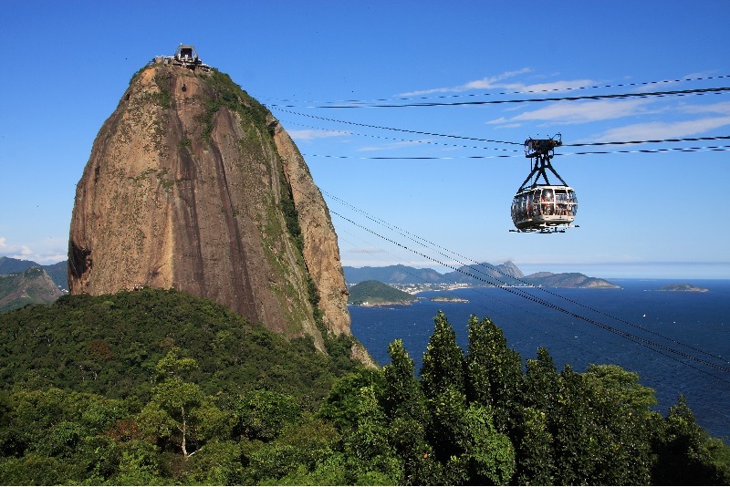 O bondinho do Pão de Açúcar; Rio é um dos destinos com pacotes em promoção