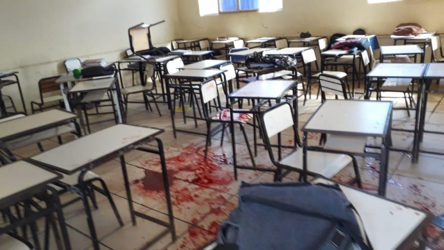 Ataque ocorreu nesta manhã em uma escola pública na cidade de Caraí (MG)