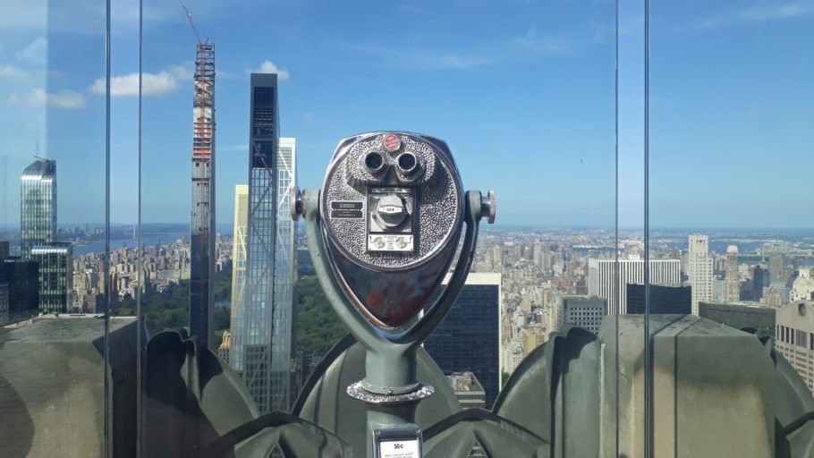 Uma viagem a Nova York não é completa sem ver a cidade do alto
