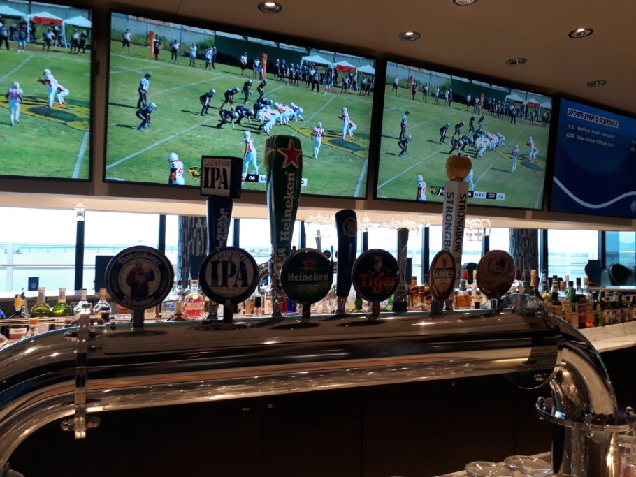 O Sport Bar, é um dos , 17 bares do MSC Seaview