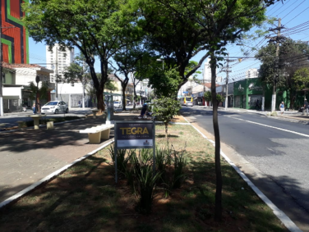 Adotada em 2019, o canteiro da Avenida Joaquina Ramalho é mais uma ação de gentileza da Tegra