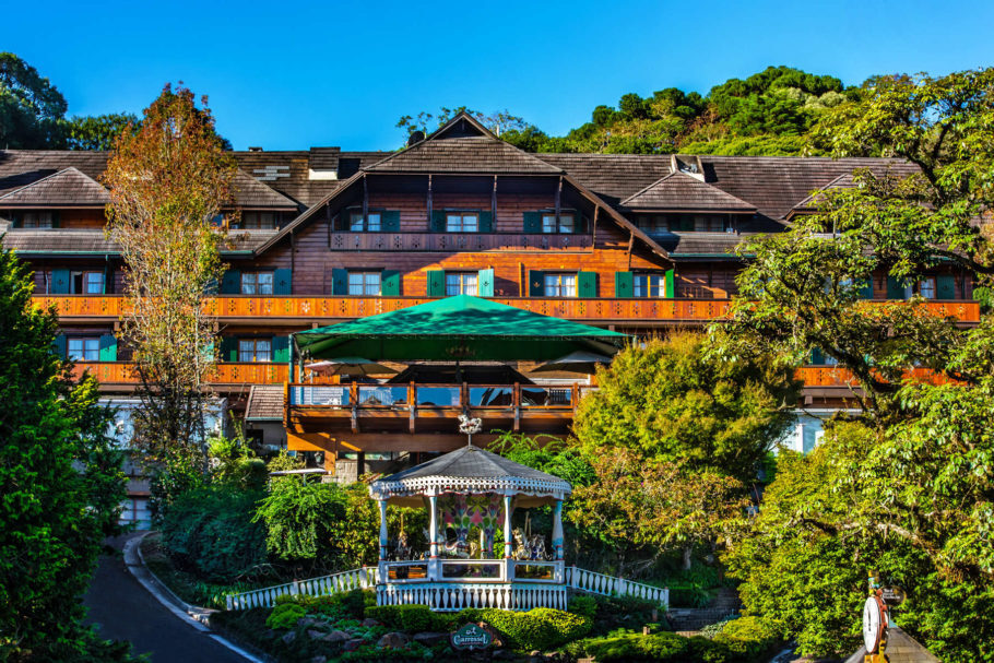 O charmoso Hotel Casa da Montanha, em Gramado, na Serra Gaúcha