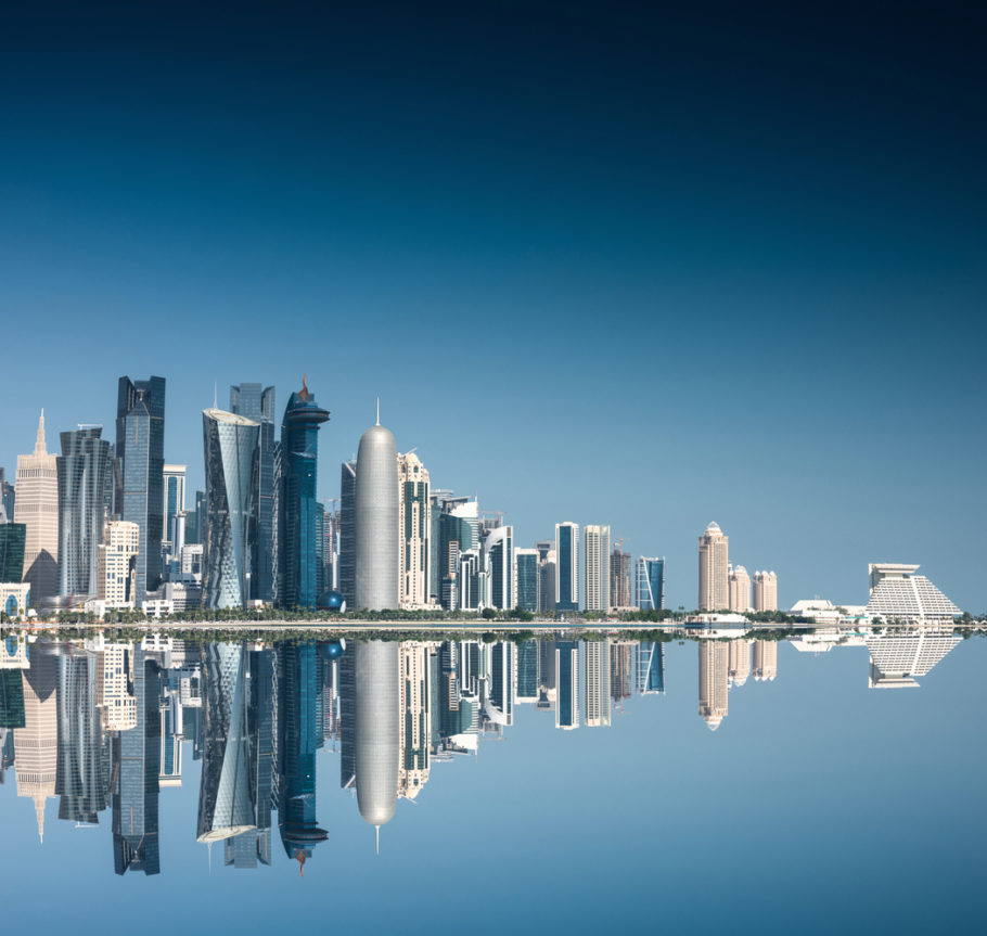 Vista da cidade de Doha, no Qatar, palco do Mundial de Clubes da Fifa