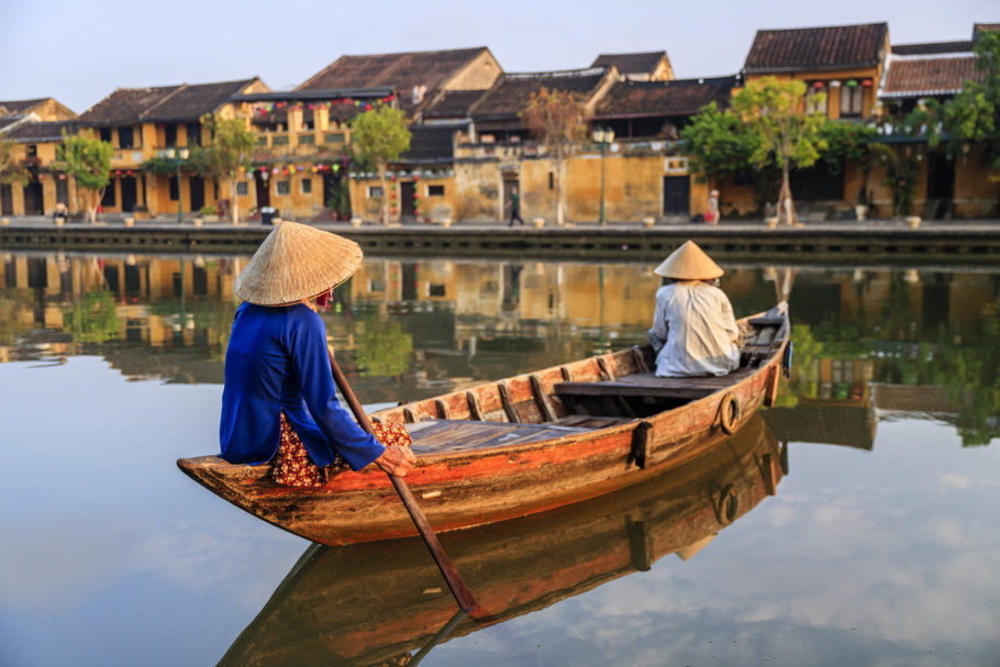 A cidade de Hoi An é considerada um Patrimônio Mundial pela Unesco