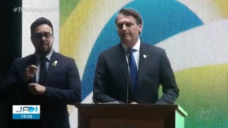 Jair Bolsonaro criticou a educação brasileira em discurso no Tocantins