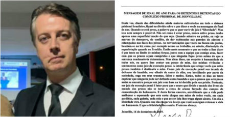 O juiz João Marcos Buch emocionou a web com uma carta enviada aos detentos de Joinville (SC)