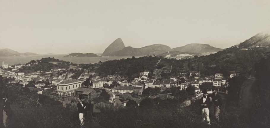 Pão de Açúcar visto do alto de Santa Teresa, em 1885
