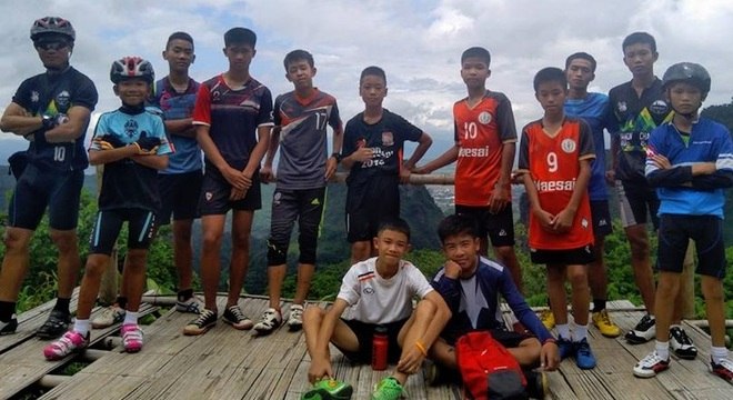 Time de futebol Javalis Selvagens da Tailândia