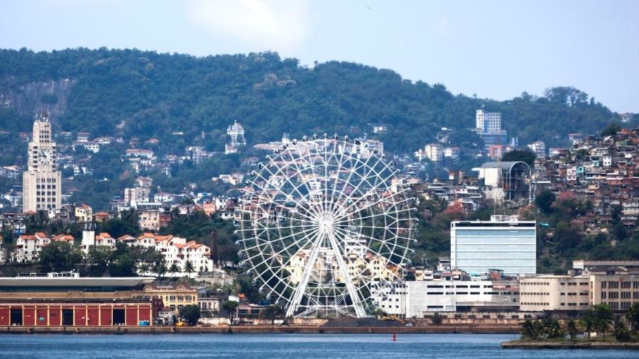 A roda-gigante Rio Star tem altura equivalente a um prédio de 25 andares