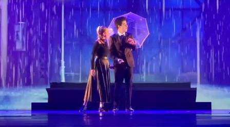 Romeo dançou ao som de “Singing In The Rain” com sua professora