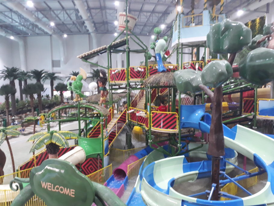 Área para as crianças do Tauá Aquapark Indoor