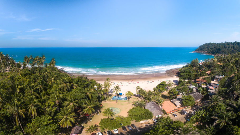 Praia da Tiririca, em Itacaré, no sul da Bahia