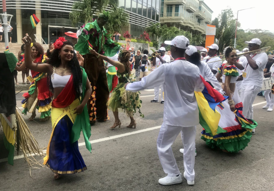 Desfile do Creole Festival em Seychelles