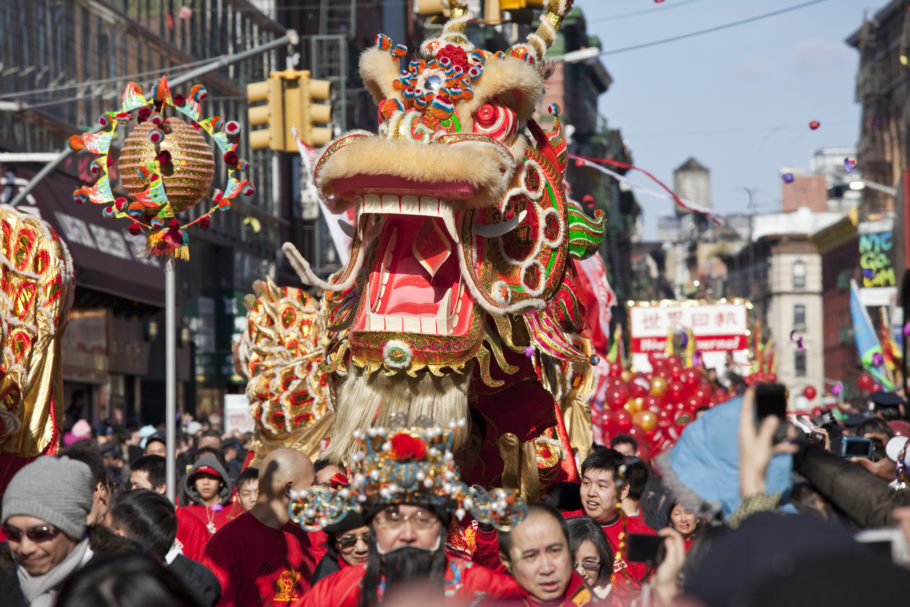 O Ano Novo Chinês é celebrado no mundo todo