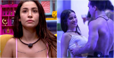 Bianca Andrade foi chamada ao confessionário após ser apalpada por Petrix na festa