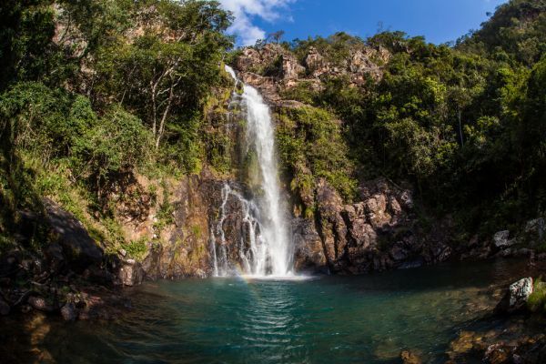 Cachoeira Serra Azul, em Rosário Oeste, cidade vizinha de Nobres
