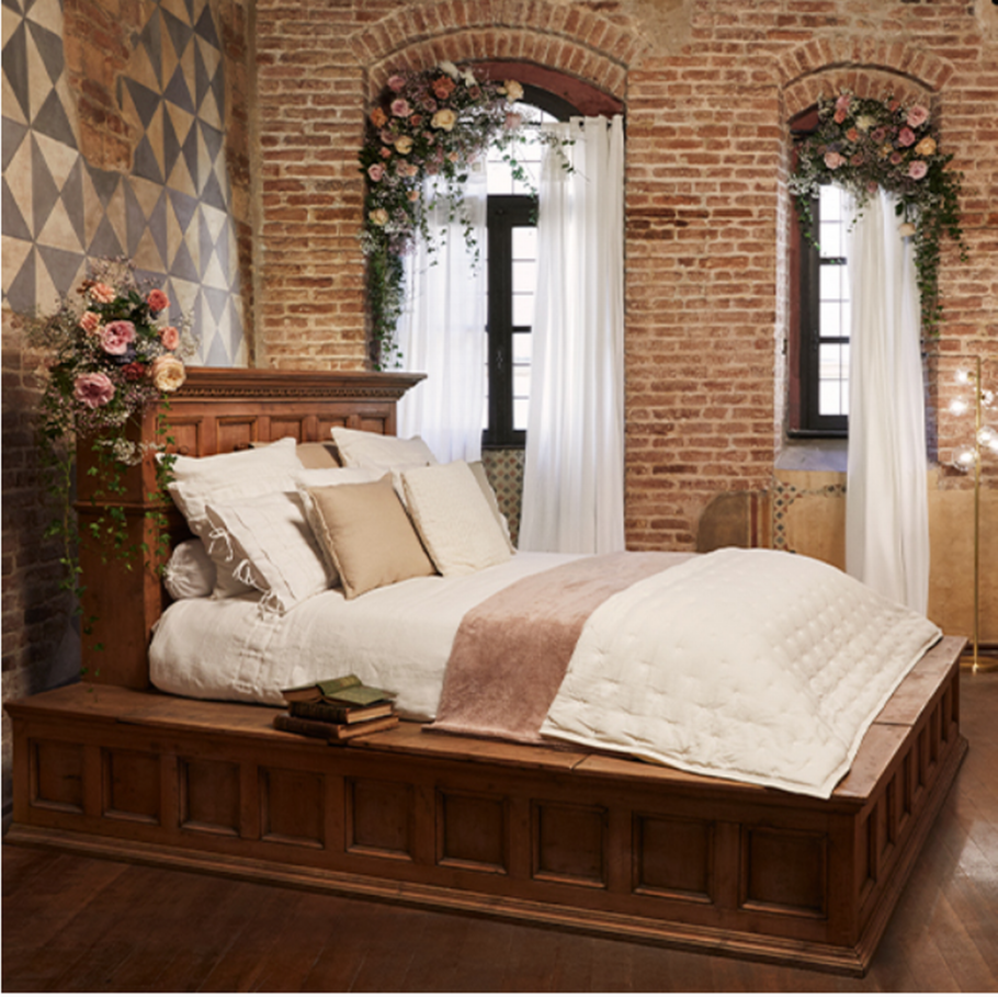A cama original da famosa versão de 1968 de “Romeu e Julieta”, do diretor italiano Franco Zeffirelli