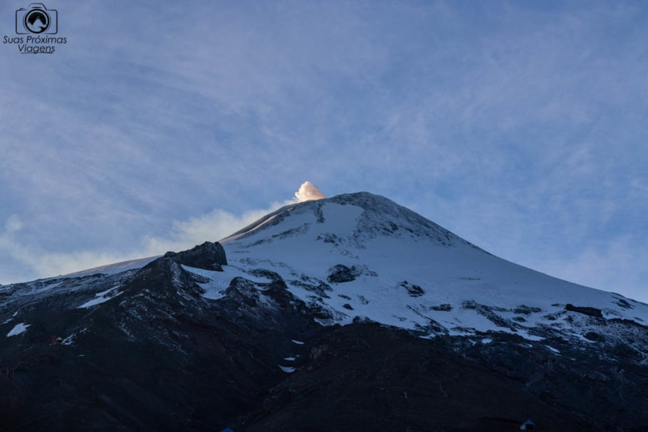 Vulcão Villarica, em Pucón, no Chile