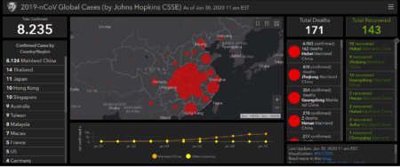 Infecções que começaram na China se espalham para outros países