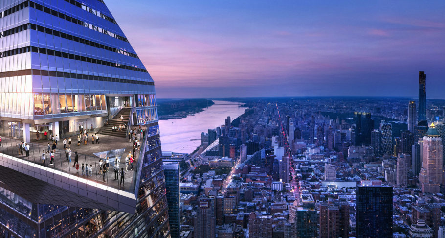 Localizada em Hudson Yards, a atração proporcionará uma nova opção de vista panorâmica no oeste de Manhattan