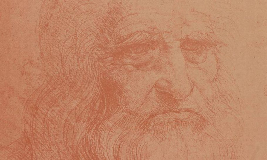 O autorretrato de Leonardo da Vinci é uma das obras em destaque na exposição