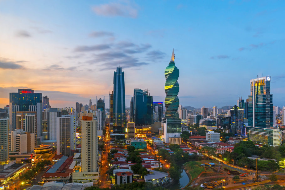 Vista da Cidade do Panamá; Copa Airlines oferece ‘stopover’ gratuito