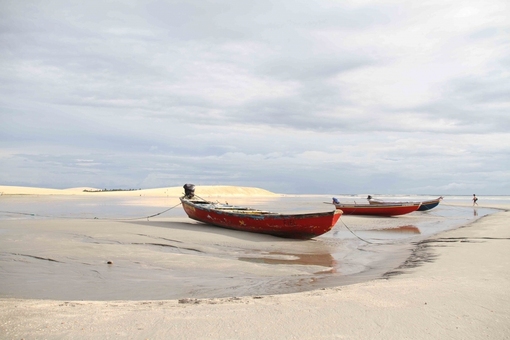 Jericoacoara é uma antiga vila de pescadores, rodeada por dunas e lagoas que se formam no período das chuvas