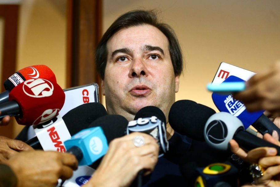 O presidente da Câmara dos Deputados, Rodrigo Maia, criticou o pronunciamento em sua conta no Twitter