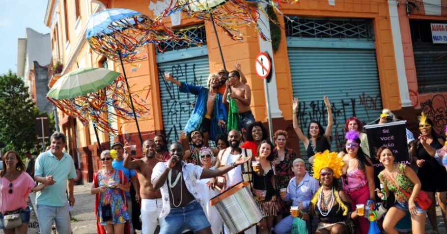  O Cordão do Triunfo participa da festividade no sábado de Carnaval
