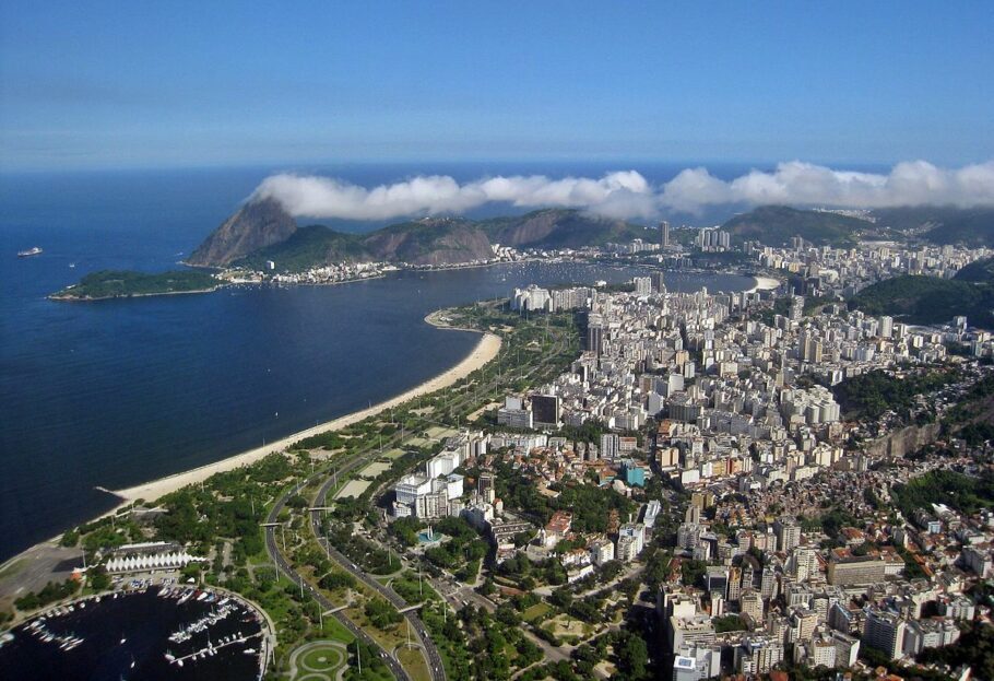 Aterro do Flamengo vista aérea
